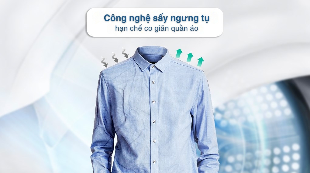 Máy giặt sấy Electrolux UltimateCare 300 EWW9024P3WC Inverter với công nghệ sấy ngưng tụ hạn chế co giãn quần áo